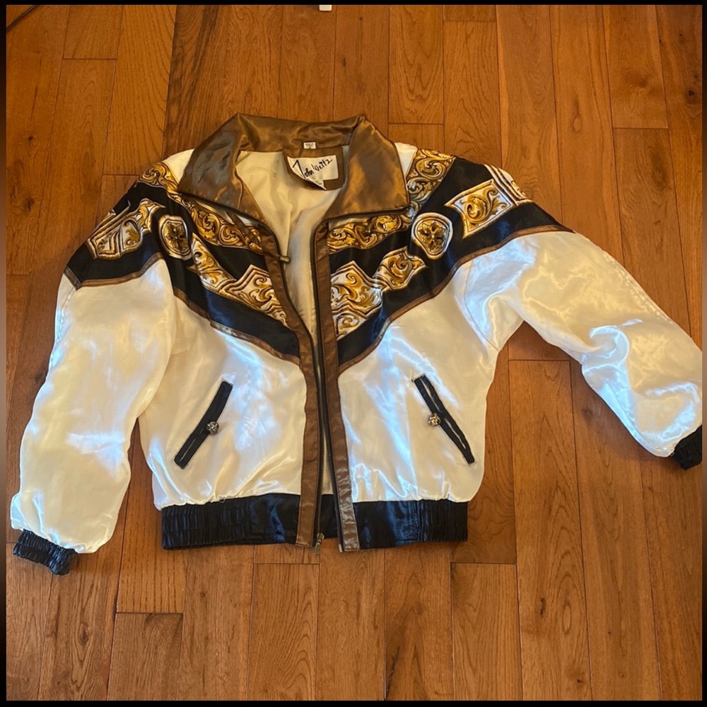 Vintage Women’s John Weitz Jacket Size S Versace Inspired! - Picture 4 of 5